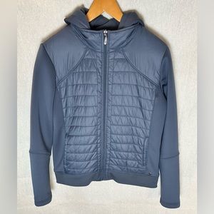 Calia by Carrie Underwood Moto Hybrid Coat in Graphite Grey Size XL